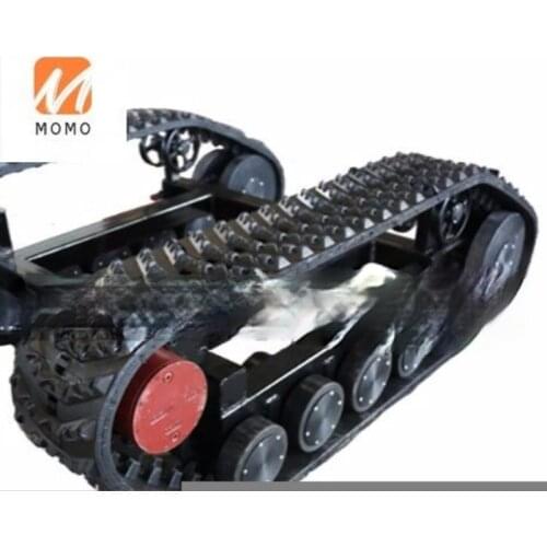 Small rubber track system for Grass mower chassis wheels