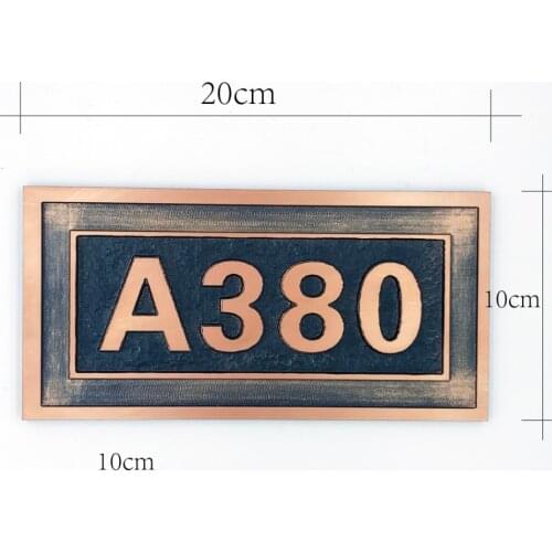 Gate Number Custom Made Apartment Villa Door Plate House Number Classic Style Door Sign Plates Any Letters Symbols