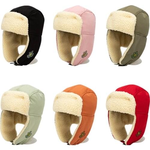 New Classic Retro Female Winter Hat Male Trend Fold Velvet Thicken Warm Soft Protection Ear Windbreak Riding Ski Bomber Hats