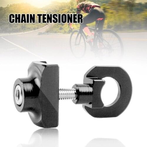 New Folding Bicycle Chain Tensioner Aluminum Alloy Bicycle Fixed Gear Bike Chain Adjuster Bike Chain Repair Tools Bicycle Access