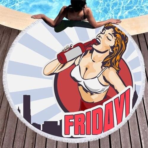 Stars and Stripes Girl Pattern luxury beach towel Sea beach towel Beach cover up Microfiber towel Large beach towel Towel beach