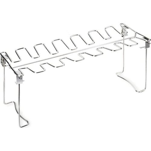 Chicken Wing Leg Rack for Grill Smoker Oven Stainless Steel Vertical Roaster Stand in BBQ Safe Barbecue Accessories