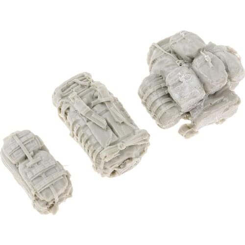 1/35 Modern Soldier Backpack Bag - Paint By Yourself - 6pcs Resin Miniatures