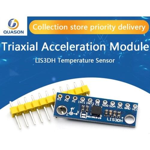 LIS3DH Triaxial Acceleration Temperature Sensor Three Converters Motion Accelerometer Module Development Board Replace ADXL345