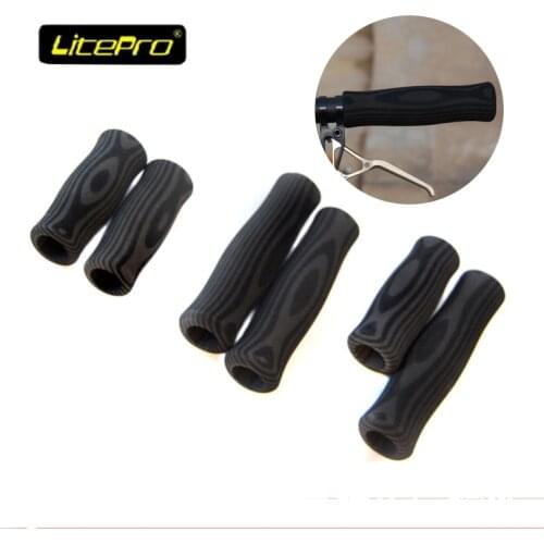 Ultra-light comfortable Anti-Skid Litepro Sponge Bicycle handlebar Grips Sets for Folding bike suitable for rolling/dip handle