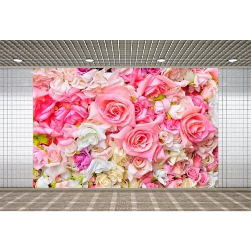 Lyavshi Rose Flower Photographic Backgrounds Fotografia Vinyl Wedding Photography Backdrops for Photographer Studio Accessories