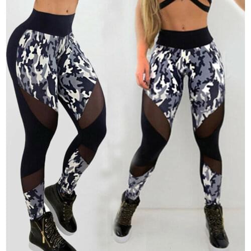 Hirigin Women Yoga Pants Fitness Leggings Running Jogging Gym Exercise Sports Trousers Elastic Waist Skinny Long Pants