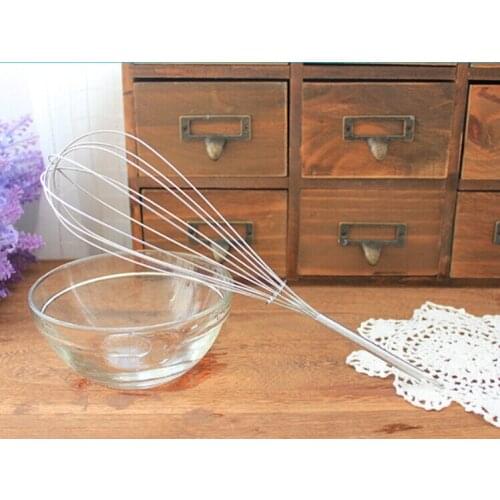 1PC S/Steel Egg beaters Eggbeater Whisk Mixer Egg Dough Kneading Stiring Cooking Tools Kitchen Blender OK 0083