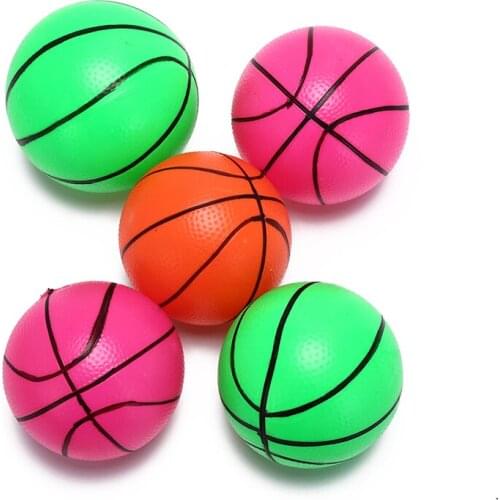 12cm inflatable basketball volleyball beach ball kids sports toy random color