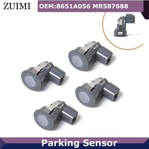 4PCS/Lot 8651A056HA 8651A056 MR587688 For Mitsubishi Pajero Montero Outlander Grandis Sport ASX Car PDC Parking Sensor Durable