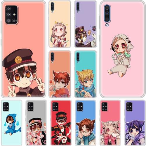 Phone Case For Samsung Galaxy A51 A71 A21s A12 A02s A50 A10 A20e A31 A30 A40 A41 Shell Matte Cover Anime Toilet Bound Hanako kun