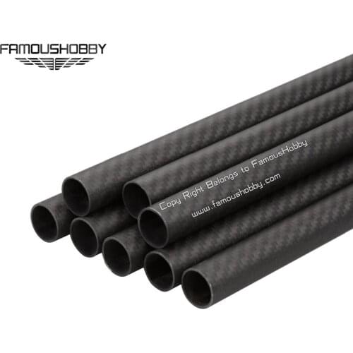 Famoushobby FT054 18x14x500mm 100% full carbon fiber tubes/pipes/strips for 1 piece ,free shipping by HK post /e Packet