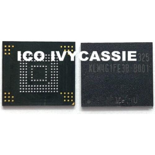 KLM4G1FE3B-B001 eMMC 4GB NAND flash memory IC chip BGA153 Used 100% Tested Good