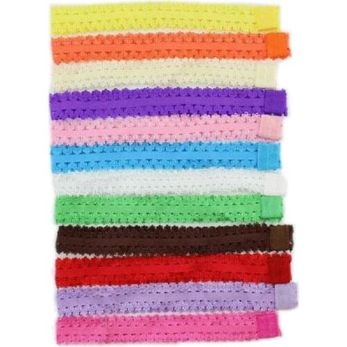 Twist Fashion Elastic Lace Headband for Baby Girl Hair Fashion Interchangeable Headbands Child Headwrap Hairband HB701S