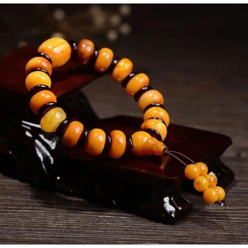 Copper Statue Pure Natural Baltic Amber Beeswax Hand String Type with Stone DIY Beads Ukraine Ukraine