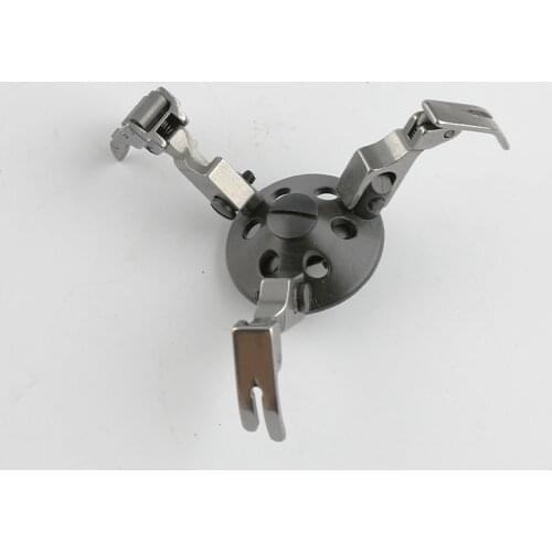 Multi-Function Presser Foot Converter Lockstitch Sewing Machines Rotary Three-Head Presser Foot Holder forJUKI Section