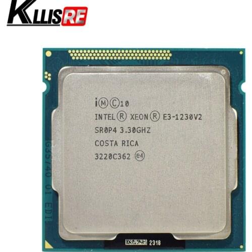 Intel Xeon E3 1230 V2 3.3GHz SR0P4 8M Quad Core LGA 1155 CPU E3 1230V2 Processor cpu