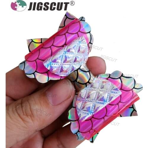 Hand cutting templates SMR-BOW0056 for hair bow shapes