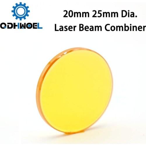 10.6um Laser Beam Combiner lens 20mm 25mm for CO2 Laser Engraving Cutting Machine to Adjust Light Path and Make Laser Visible