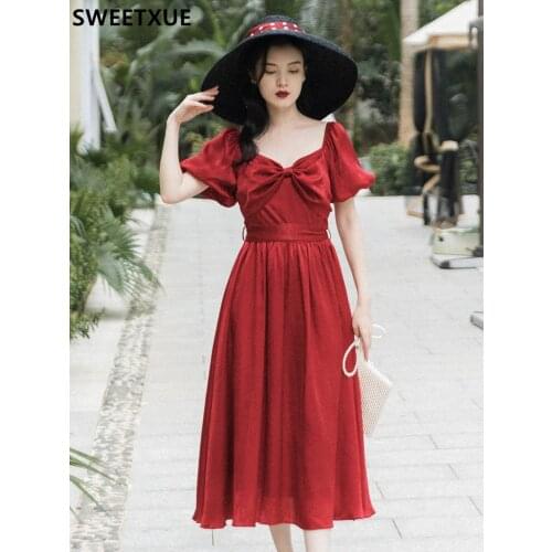 Long Summer Dresses SWEETXUE China