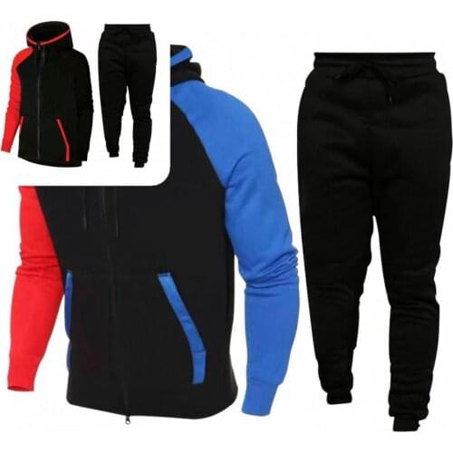 Hoodie Sweatsuit Odor Resistant Anti-pilling Sweat Absorb Gym Training Wear Sports Sweatsuits