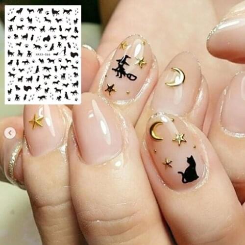 TSC series Tsc-163 3d nail art stickers decal cheetsan brand template diy nail tool decorations