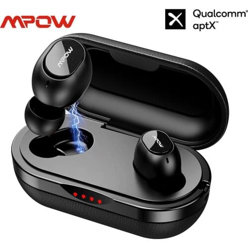 Mpow ipx7 T5/M5 TWS Earphones Wireless Earbuds Bluetooth 5.0 Headset Support Aptx 42h Playing Time For iPhone XS Xiaomi Huawei
