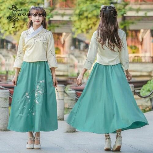 Japanese Dress Kimono Woman Embroidery Skirts Vintage Asian Clothing Yukata Haori Cosplay Party Sets Traditional Costumes New