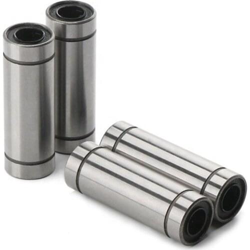 10pcs/lot LM6LUU 6mm long type linear bearings for cnc 6x12x35 mm linear bushing