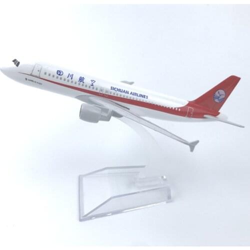 16cm Alloy Aircraft Model Sichuan Airlines China Captains Same Collection Of Childrens Toy Furnishings