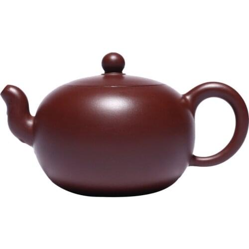 A Beaded Pot With Purple Vermilion Clay Ware Zisha Teapot Yixing Handmade Pot Kung-fu Teaware Purple Clay Drinkware For Puer