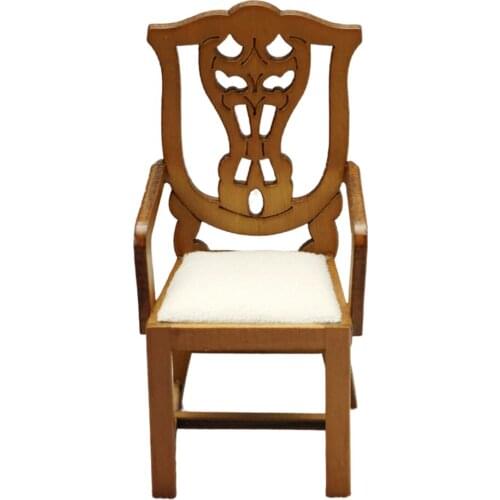 1:12 Wooden Dollhouse Chair Dolls House Furniture Dollhouse Dollhouse Furniture Accessories