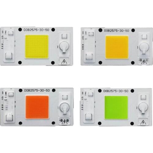 Dimmable Led Flood Light Chips 220Vac 30W Led Cob Chips Warm White