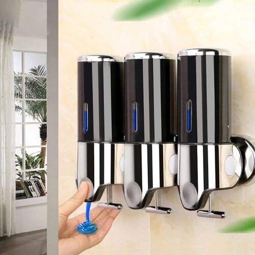 Liquid Soap Dispenser Wall Mounted Shampoo Shower Gel Dispensers Hand Sanitizer Home Kitchen Bathroom Accessories