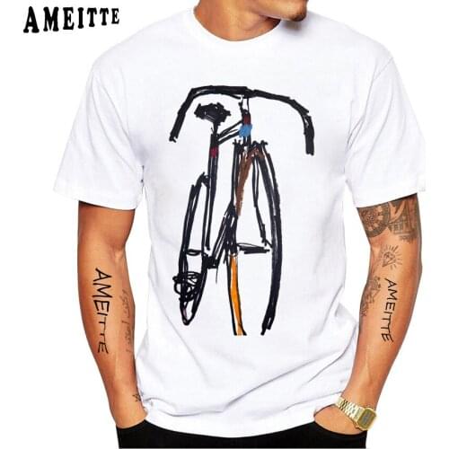 Very Cool Classic Frejus Track Bike Retro Fixed Gear Bicycle Print T-Shirt Summer Men Short Sleeve New Boy Tops White Tees