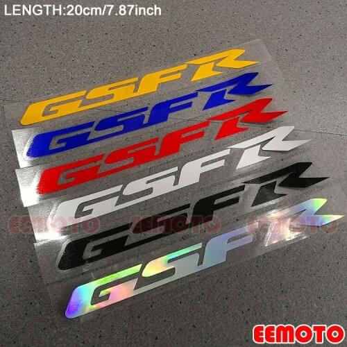 Motorcycle body Wheel Rims Fairing Helmet Tank Pad Label logo reflective Stickers Decals For SUZUKI GSF R600 R750 R1000 GSFR 750
