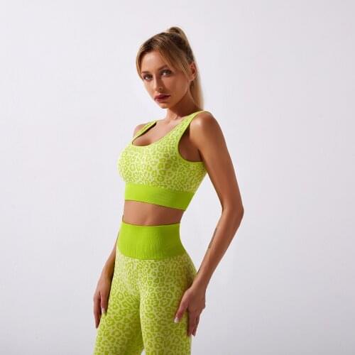 LANTECH Women Sports Suits Yoga Sets Lifting Run Gym Fitness Pants Leggings Bra Clothes Seamless Sportswear Sports Active