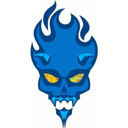 Hot Sell Devils Canyon Processors Officially Announced Car Stickers Decals Accessories Auto Decorative PVC 13cm X 7cm