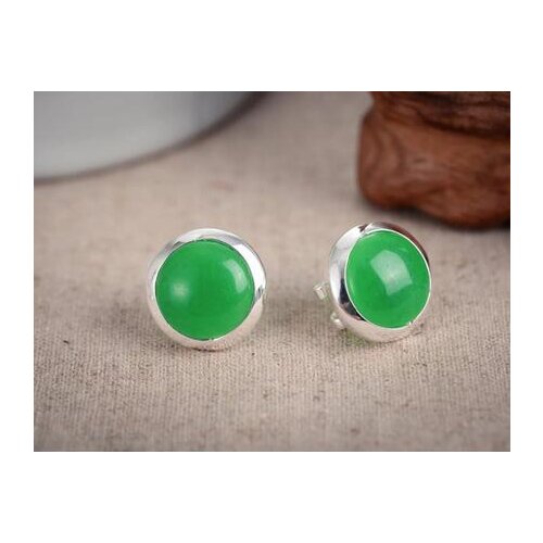 Natural Green gem Gems 925 Sterling Marcasite jewelry Style EARRING for women jewelry gem/stone/coral/opal Marcasite
