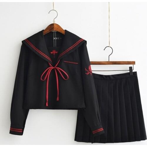 2021 Hot Japanese Uniform New Spring COS High School Girls College Graduation Cosplay Sailor Suits Lolita Uniforms