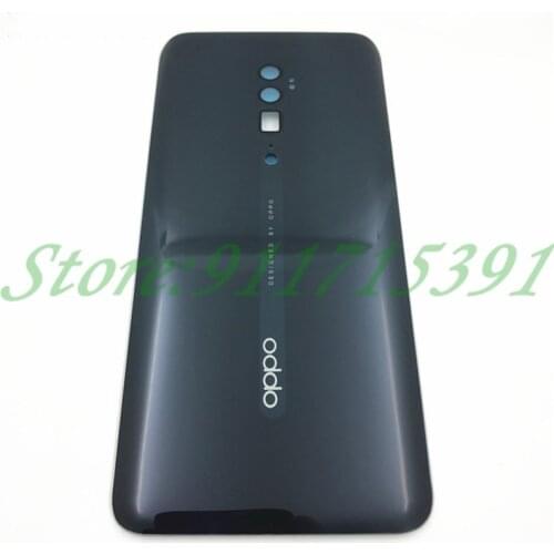 New For OPPO Reno 10X Zoom Glass Battery Back Rear Cover Door Housing Battery Cover Repair parts + Adhesive Sticker