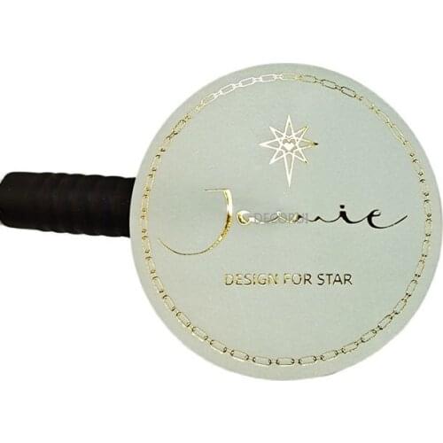 Wholesale100Pcs 5CM Sticker Custom Made Colorful Logo White Paper Handmade Material Baking Package Decoration