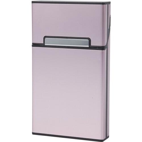 Promotion! New Creative Ultra Thin Fashion Pipes Personality Cigaret Case Slim Metal Cigarette Box Gift Box Women Cigarette Ho