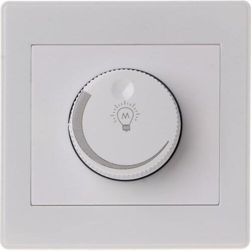 1PC 220V 10A Light Dimmer Switch Adjustable Brightness Controller For Filament Lamp