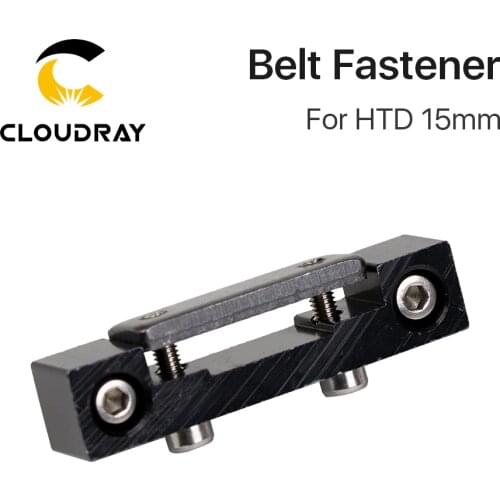 Cloudray E-series Belt Fastener For Width 15mm Open-Ended Timing Belt Transmission For X/Y Axis Hardware Tools Machine Parts