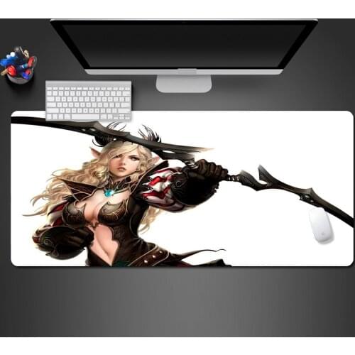 Sexy Girls Shoot Arrows Mousepad High Quality Professional PC Gamer Computer Wot Big Mouse Pad Best Personality Christmas Gift