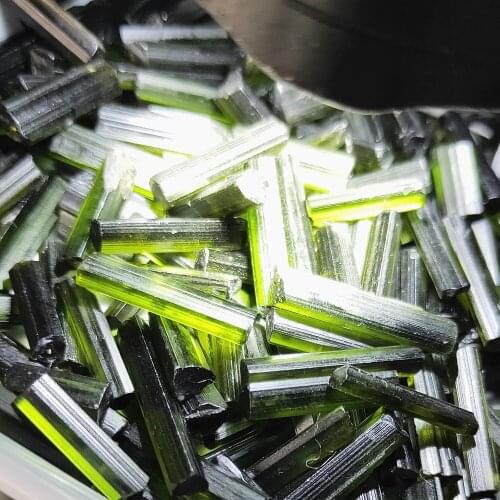 High quality Natural green gem Rubellite Green tourmaline jewel Specimen 10g