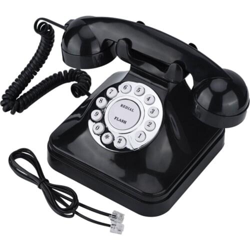 WX-3011 Vintage Telephone Black Home Telephone Retro Wire Landline Phone telefono fijo telefone fixo landline phone