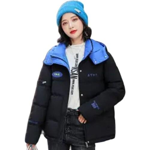 Winter Down Cotton Padded Clothes Womens Short Loose Thicken Cotton ins Bread Clothes 2021 The New Coat Female Cotton Jacket