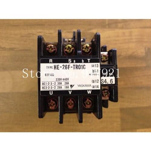 [ZOB] YASKAWA Japan Yaskawa HE-26F-TR01C contactor 220V28A 92T402 original is the mouth --2pcs/lot